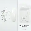 Decoraciones Mini Clavos Remache para Uñas, Versátiles Formas 3D Ovaladas, Triangulares y Romboidales, Populares Accesorios Metálicos de Aleación para Uñas DIY