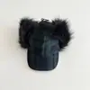 Gorro de Invierno para Niños Qiunan, Nuevo Estilo de Moda, Gorro Lei Feng a Cuadros, Gorra de Béisbol de Felpa, Protección para Orejas de Bebé, Gorra de Pico de Pato