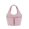 Bolso tote liso, simple y casual, colección de verano 2026, versátil con múltiples bolsillos, gran capacidad, adecuado para ir al trabajo