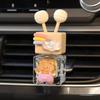 Frasco Vazio de Perfume para Carro Frasco de Aromaterapia para Carro Óleo Essencial Aromaterapia Mini Saída de Ar Volatilização e Decoração de Fragrância