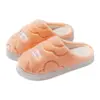 Zapatillas de Felpa Gruesas Cálidas para Pareja Postparto para Mujeres, Uso en Casa Otoño e Invierno, Zapatillas de Algodón para Pareja para Hombres en Hotel y Casa de Huéspedes