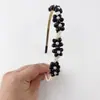 Diadema Pequeña de Perlas Tejidas Coreana Versátil Trenza para el Cabello Elegante Pasador Ondulado Tocado de Hada para Mujeres Verano