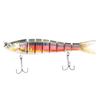 Señuelo biónico de múltiples secciones, cebo de 8 secciones, señuelo duro roto de tela, pez de múltiples secciones 13.7cm/27g, fabricantes de equipo de pesca en stock