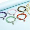 Pulsera Ojo de Horus Transfronteriza con Gema de Tiempo Moda Europea y Americana Retro Cristal Pulsera Creativa Joyería al por Mayor