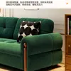 Sofá de Tela Sala de Estar 2025 Nuevo Sofá Cama Nube Apartamento Pequeño Dormitorio Doble o de Tres Plazas Sofá Recto Perezoso