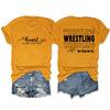 Camiseta Base de Manga Corta con Cuello Redondo para Mujer, Estilo Casual Europeo y Americano, Versátil, para Lucha Libre, Mamá, Amazon Transfronterizo