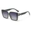 Gafas de Sol Cuadradas de Marco Grande Estilo Nuevo para Mujer, Gama Alta, Modernas, Anti-UV, Adelgazantes para Caras Grandes, Gafas de Sol de Moda Estilo Coreano