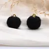Cuentas de Bolas de Lana de Cordero Sintética de 15 mm Colgante de Bola de Felpa Esponjosa Accesorios para Joyería DIY Accesorios para el Cabello Materiales para Pendientes