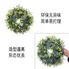 Amazon Corona de Decoración de Puerta de Gama Alta Hojas de Eucalipto Artificial Colgante de Pared Decoraciones para el Hogar Acción de Gracias Flores