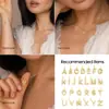 EManco accesorios de joyería de letras pulsera collar personalidad nicho sentido del diseño joyería de perlas de imitación accesorios diy
