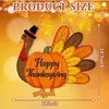Cartel Popular Transfronterizo de Pavo de Acción de Gracias Cosecha de Otoño Calabaza Cartel Plano de Madera para Puerta Señal Creativa de Decoración de Acción de Gracias