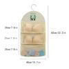 Bolsa de almacenamiento colgante para dormitorio, armario, calcetines, ropa interior, sujetadores, bolsillo colgante multicapa