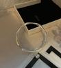 Pulseira botão de lótus fresco estilo Mori moda feminina alegria de dois mundos Mobius cobre branco banhado a prata pulseira de puxar e empurrar