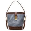 Bolsa Casual da Moda para Mulheres Nova Retrô Simples Bolsa Balde Niche Bolsa Transversal de Ombro Bolsa de Axila Bolsa Feminina