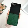 Funda Protectora de Dibujos Animados Jingle Cat para Teléfono Móvil Samsung Zflip4 Anime Anti-Caídas y Antideslizante Flip7 Nueva Versión para Parejas