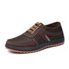 Sapatos de Tecido Old Beijing Masculinos, Slip-On Respirável de Verão, Sapatos de Pai, Sola de Borracha Resistente ao Desgaste, Sapatos Casuais Simples