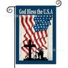 Bandera de Jardín para el Día de la Independencia Más Vendida de Amazon, Bandera Festiva Americana con Estampado de Estrellas y Rayas, Material de Lino, Bandera Decorativa para Exteriores