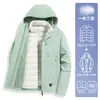 Chamarra 3 en 1 Woodpecker para Mujer 2026 Nueva Resistente al Viento para Exteriores País de la Nieve del Noreste Chaqueta de Esquí Antideslizante
