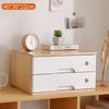 Escritorio de Madera Maciza con Cajón con Cerradura Gabinete de Almacenamiento de Madera Multifuncional Pequeño para Dormitorio Gabinete de Almacenamiento de Artículos Varios Estilo Japonés Simple