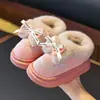 2026 Nuevo Modelo Zapatos de Algodón para Niños Invierno Niñas Interiores y Exteriores Pantuflas de Algodón Engrosadas y Cálidas para Niños Mayores y Niños Pequeños
