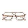 Gafas de madera STUDIOMUKU geniales que no dejan de lado cada detalle del diseño, montura de gafas cuadrada de doble viga.