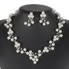 Conjunto de Collar de Perlas Nuevo y Caliente de Comercio Exterior Europeo y Americano para Mujer Cadena para Suéter Niche de Lujo Ligero Versátil Aleación