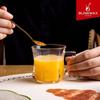 Casa de la armonía. Mango Retro Británico para el Hogar Copa de Vino Ámbar Taza para Beber Taza de Café Latte Taza para el Té de la Tarde