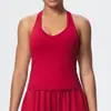 Chaleco de Yoga Europeo y Americano Transfronterizo Cepillado Ajustado Espalda Hermosa Tirante Sujetador Deportivo Correr Fitness Ropa de Yoga Tops para Mujer