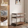 Lámpara de Pie Estilo Japonés Eje Sala de Estar Estantería de Almacenamiento Multicapa Cocina Balcón Armario de Almacenamiento Estante Pequeño Estante de Exhibición