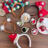 Natal chapéu das crianças hairpin bonito alce arco tridimensional hairband menina vestido de férias hairpin cocar