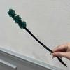 Novo estilo de cabeça esférica simples modelador de cabelo botão de flor cocar nova atualização hortênsia flor vara de cabelo acrílico acessórios para o cabelo