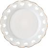 Vajilla de estilo europeo con borde dorado en relieve, Plato de cerámica para el hogar, Plato para bistec estilo occidental, Plato para postre/aperitivo, Borde dorado en relieve
