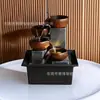 Fonte de Água de Mesa Mais Vendida da Amazon Ornamento Decoração Feng Shui para Escritório Plástico Cruzamento de Fronteiras Xícara de Chá Fonte USB