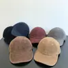Pedido Coreano Gorra de Béisbol Lisa de Ante de Alta Calidad Versátil Deportiva Casual Unisex