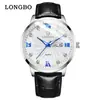 Reloj de cuarzo para hombre marca longbo una pieza envío directo simple casual reloj de pareja resistente al agua reloj para hombre reloj para hombre