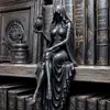 Nueva Llegada Estatua de Cuervo Gótico Posado