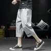 Pantalones Cortos de Verano para Hombre Marca de Moda 2025 Nuevo Juventud Talla Grande Rectos Cinco Puntos Secado Rápido Pantalones de Playa