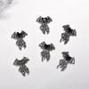 Halloween diy acessórios nail art liga jóias vento escuro aranha crânio morcego cruz nail art ornamentos de diamante