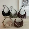 Bolso de Hombro Retro de Lunares Estilo Coreano de Nicho 2026 Nuevo Bolso de Mano para el Trabajo Cotidiano Casual Bolso de Hombro Único para el Trabajo