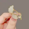Broche único de perlas con diseño de corazón 2024 nueva moda otoño e invierno corsage accesorios de alfiler delicados para mujer Corea del Sur