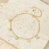Pulseira de Prata Esterlina S925 Estilo Europeu e Americano com Rastro de Estrela e Pingente de Zircônia para Mulheres, Joia Versátil de Luxo Leve para o Dia a Dia Atacado