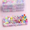 Pulseira de brinquedo educacional com miçangas para meninas, colar com miçangas, acessórios faça você mesmo