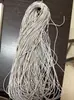 Gomas de Pelo Hexagonales Delgadas de Alta Elasticidad de 2 mm Bandas de Goma Accesorios para el Cabello Cuerda de Mano No Necesita Atar Cordones de Zapatos