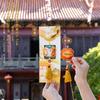 Pingente Sachet de Fragrância do Festival do Meio Outono, Bolsa de Incenso Paz e Bênção, Bolsa Portátil Estilo Chinês Tradicional Hanfu, Bolsa da Sorte, Presente de Feriado, Enfeite para Pendurar no Carro