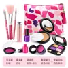 Novos brinquedos de cosméticos de simulação para crianças, meninas, batom sem pigmento, esmalte de unha, adereços, caixa de maquiagem incolor, conjunto