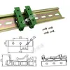 Soporte de Montaje para PCB Caja para Placa de Circuito Pies Base para Riel DIN C45 Soporte de Fijación para PCB Soporte de Fijación