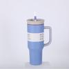 Nueva Taza Termo de Aspecto Elegante para Hombres y Mujeres, Acero Inoxidable 304 para Exteriores con Popote y Asa, Taza para Coche de 40 oz que Mantiene el Frío