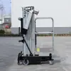 Fabricante de Plataforma Elevatória de Mastro Único em Liga de Alumínio Elétrica Hidráulica Móvel de Alta Altitude Elevador de Coluna Única de Alumínio