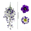 Popular 69 Galhos Eucalipto Artificial Narciso Orquídea Decoração Externa para Casa Trepadeira Pendurada na Parede Flor Artificial Trepadeira Decoração de Natal