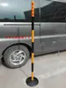 Bollard de estacionamento de posto de gasolina batente de carro poste anti-furto de tarifa poste de orientação de fila sinal de aviso poste anti-fuga poste de parada